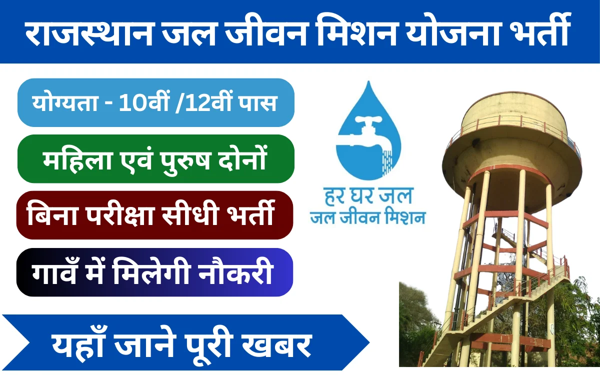 Rajasthan Jal Jeevan Mission Yojana Bharti